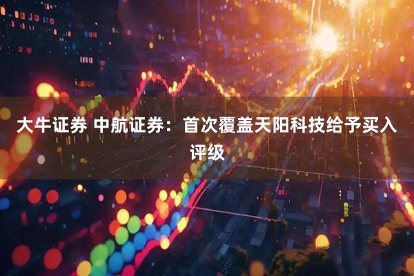 大牛证券 中航证券：首次覆盖天阳科技给予买入评级